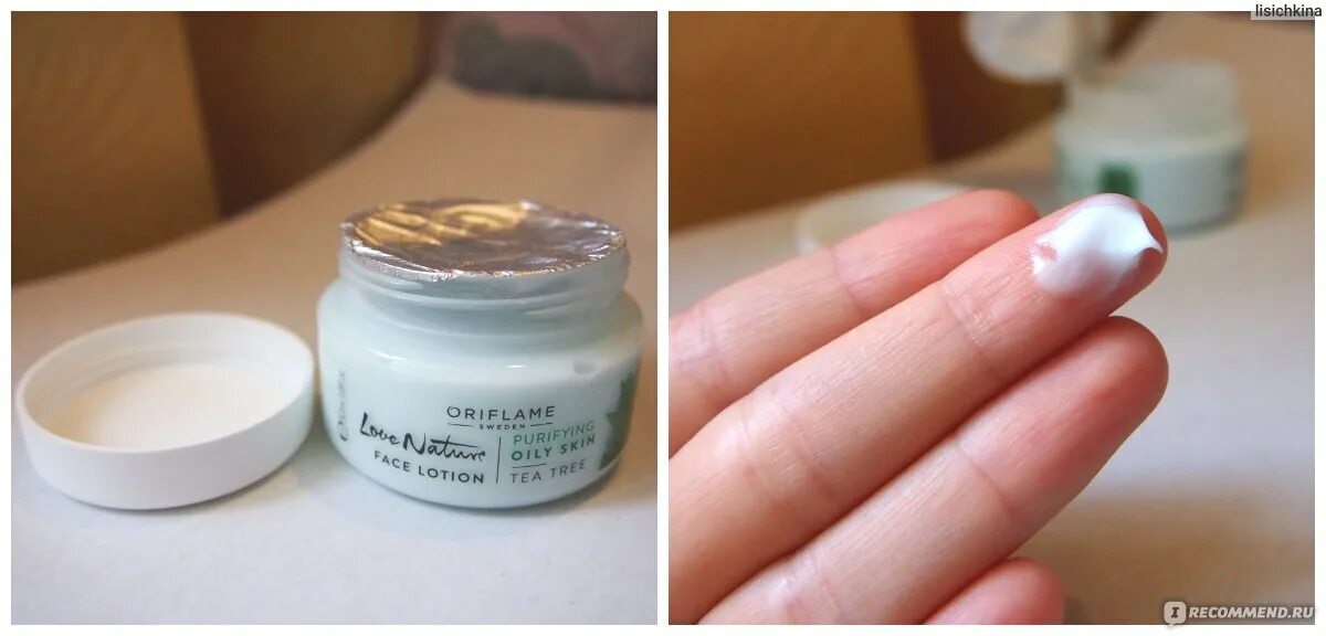 Найти крем по фото Крем для лица Oriflame Love Nature с маслом чайного дерева - "Ищете крем, которы