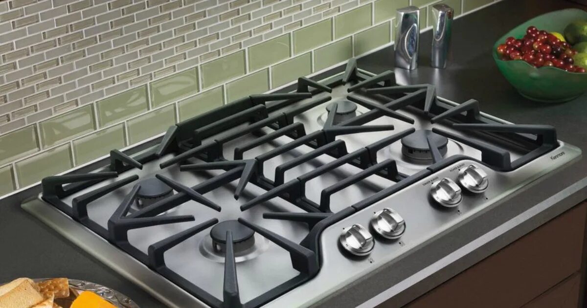 Найти плиту по фото Sears: Kenmore 30" Gas Cooktops as Low as $369.99 (Regularly $750) + Earn $57 in