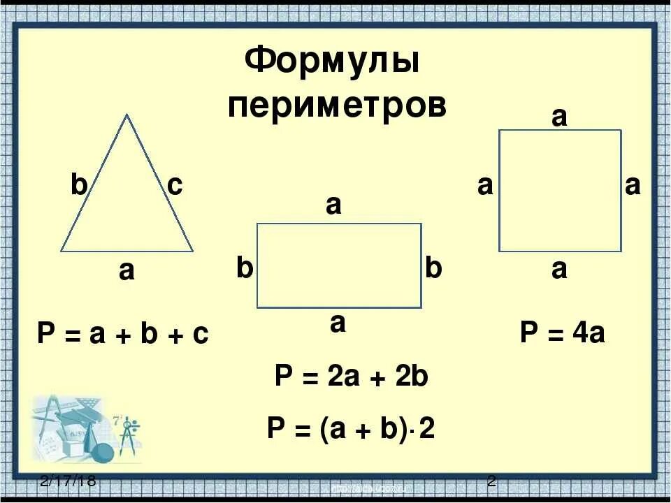 Найти площадь и периметр по фото Площадь формула фото - DelaDom.ru