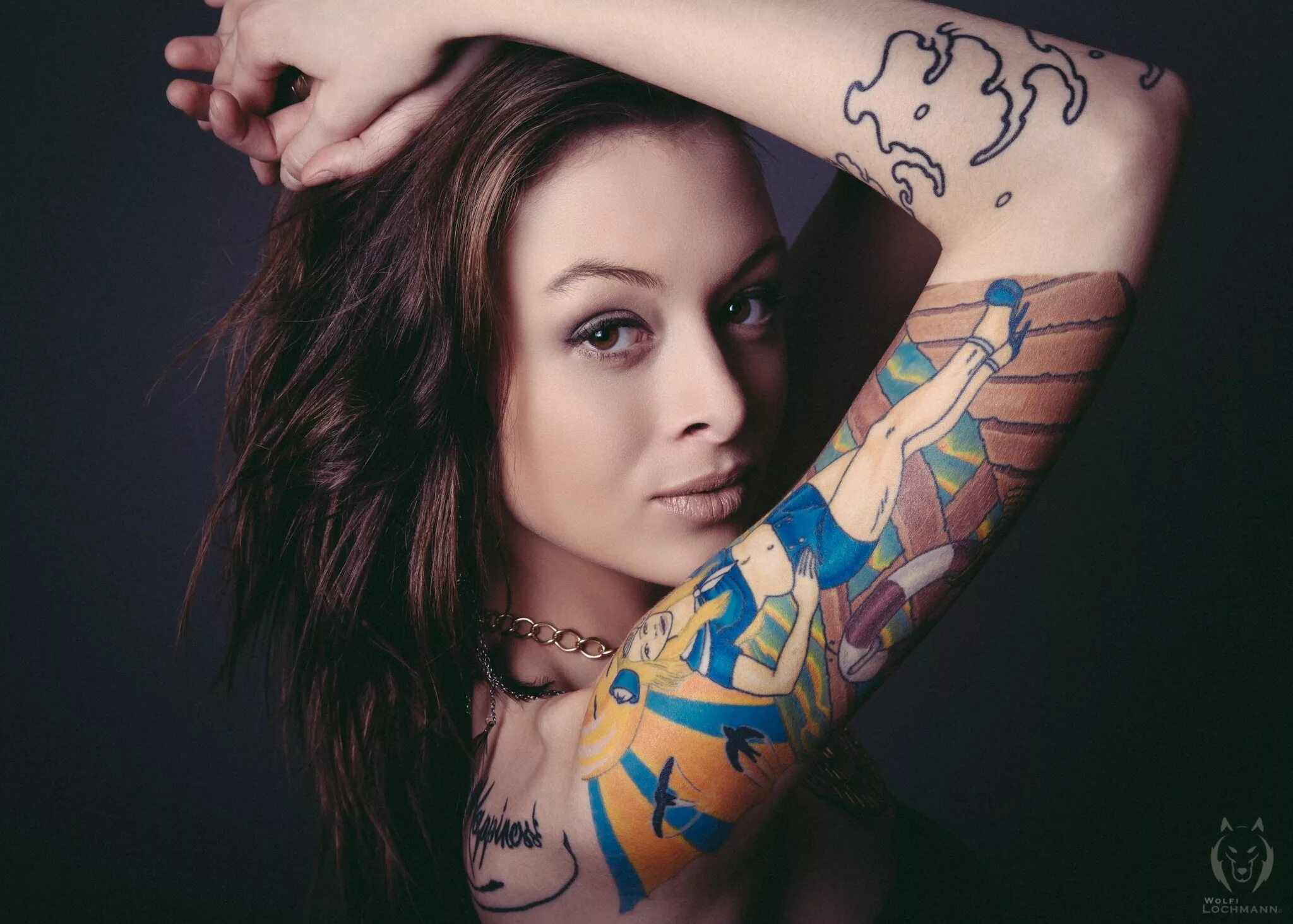 Найти тату по фото онлайн бесплатно Wallpaper : face, women, model, tattoo, Person, skin, girl, beauty, eye, woman, 
