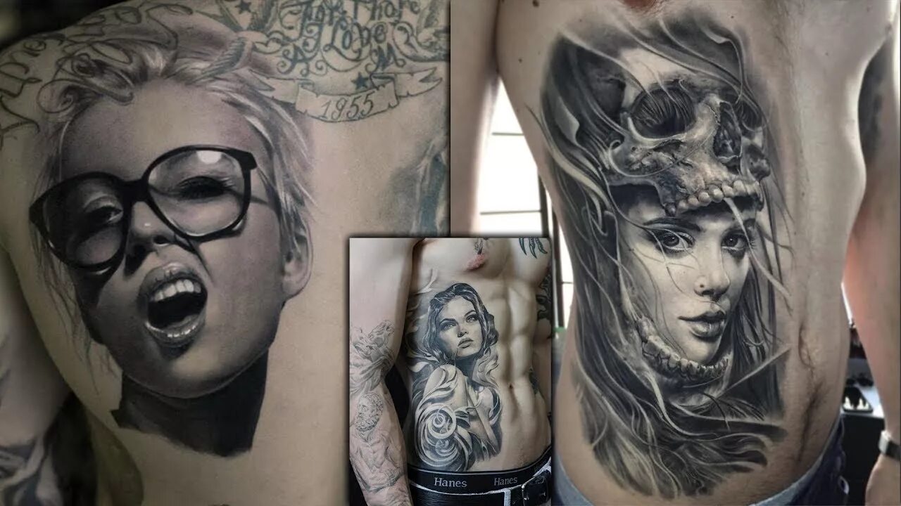 Найти тату по фото онлайн бесплатно Awesome Realistic Portrait Tattoo Design Ideas for Men PhoeniX GuyzZ Fashions - 