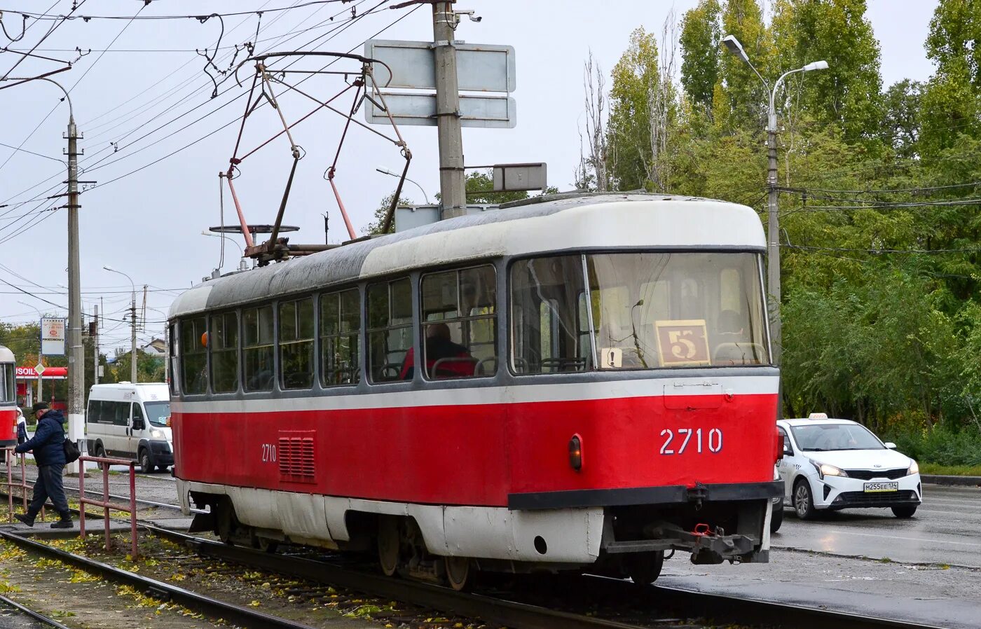 Найти трамвай татра волгоград фото Volgograd, Tatra T3SU 2710 - Photo - Urban Electric Transit