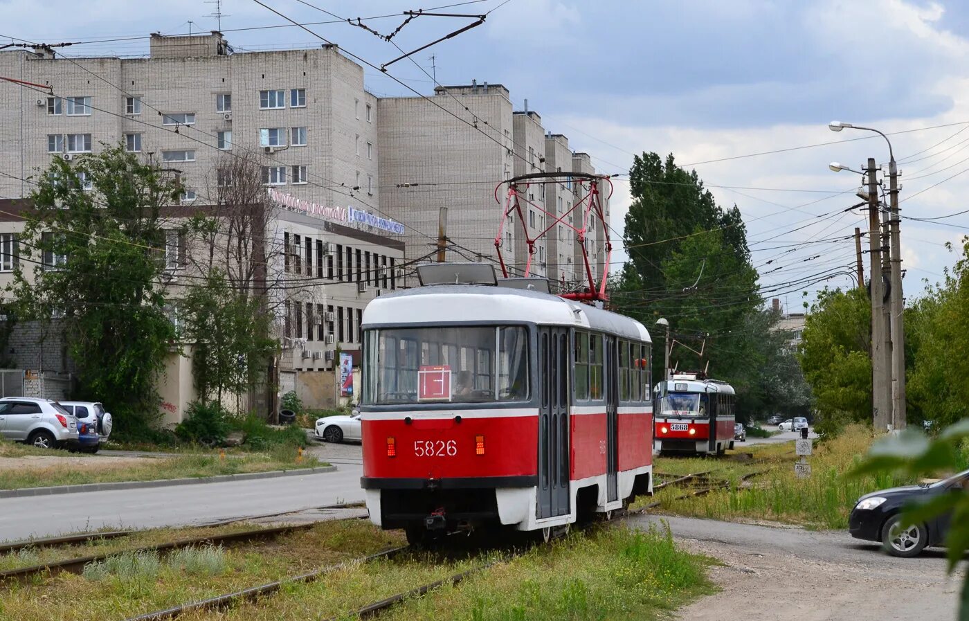 Найти трамвай татра волгоград фото Волгоград, Tatra T3SU № 5826 - Фото - Городской электротранспорт