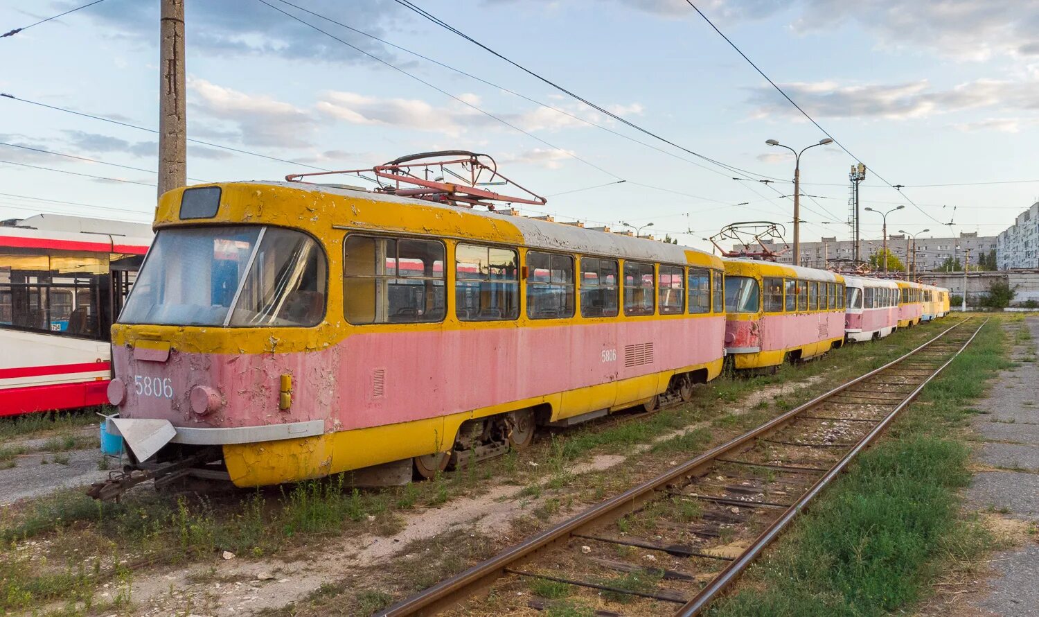 Найти трамвай татра волгоград фото Volgograd, Tatra T3SU 5806 - Photo - Urban Electric Transit