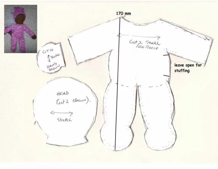 Найти выкройку вальдорфской куклы ростом 36 см Baby doll pattern onesie with pic Baby doll pattern, Baby dolls, Doll pattern