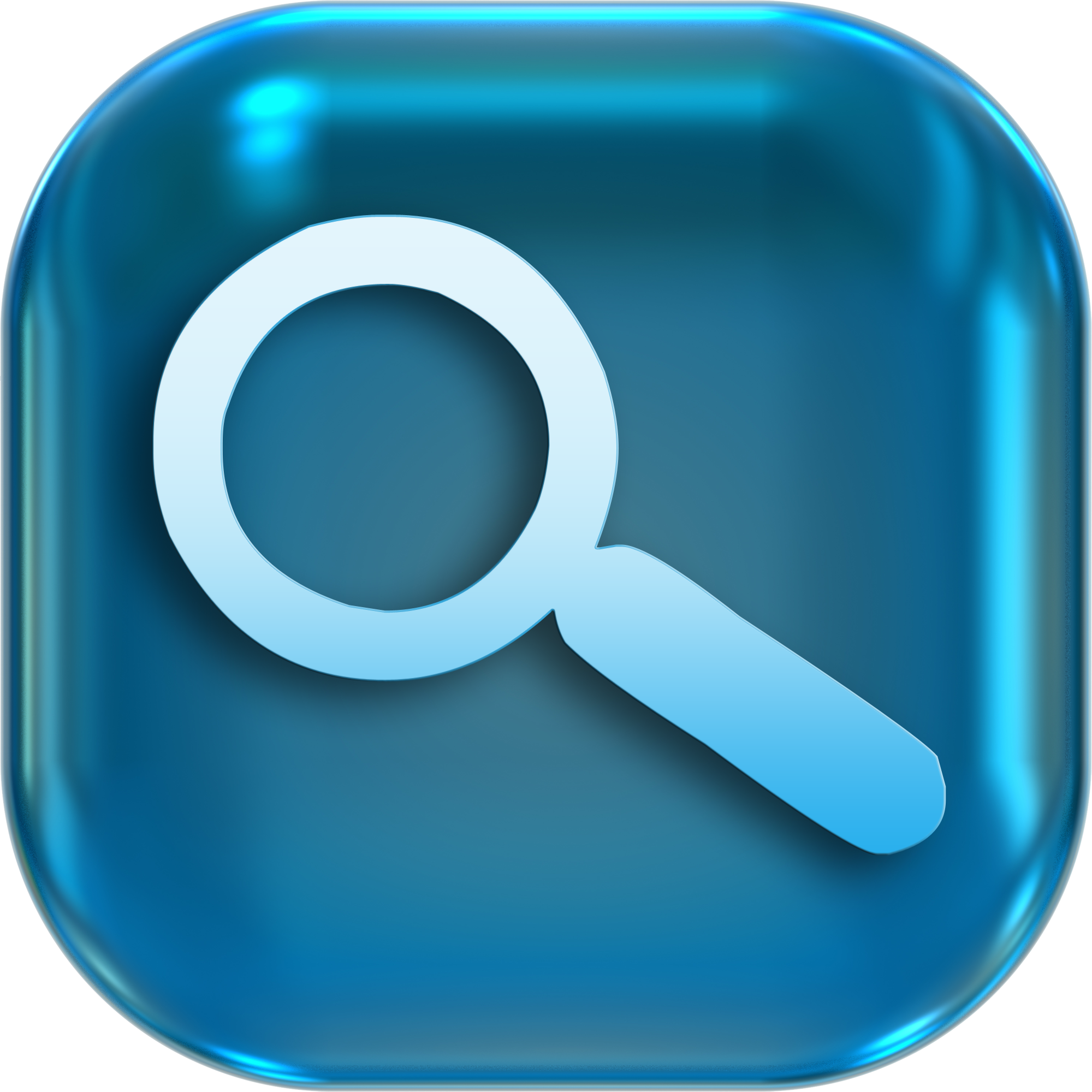 Найти знак по фото Blue button with magnifying glass symbol free image download