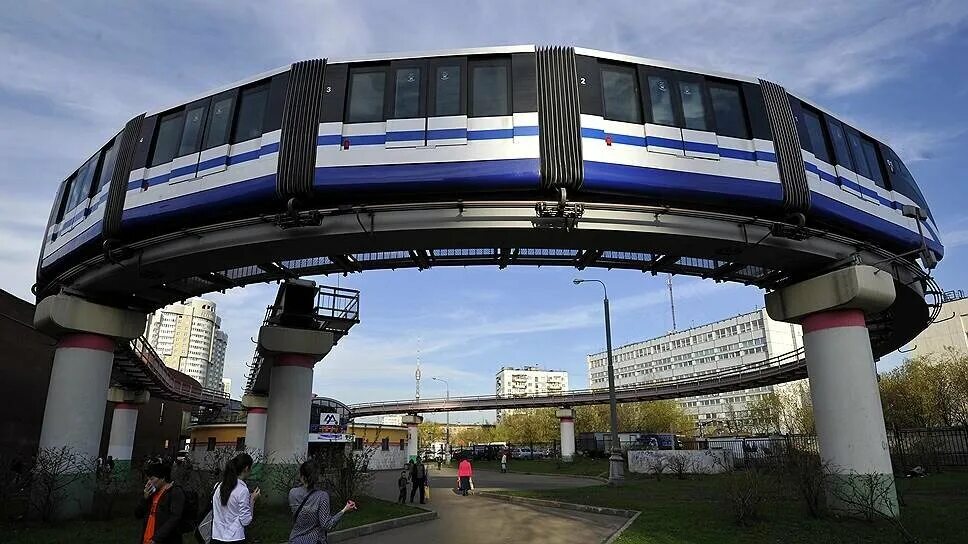 Наземное метро фото Московский монорельс интересные факты Города Миллионники Дзен