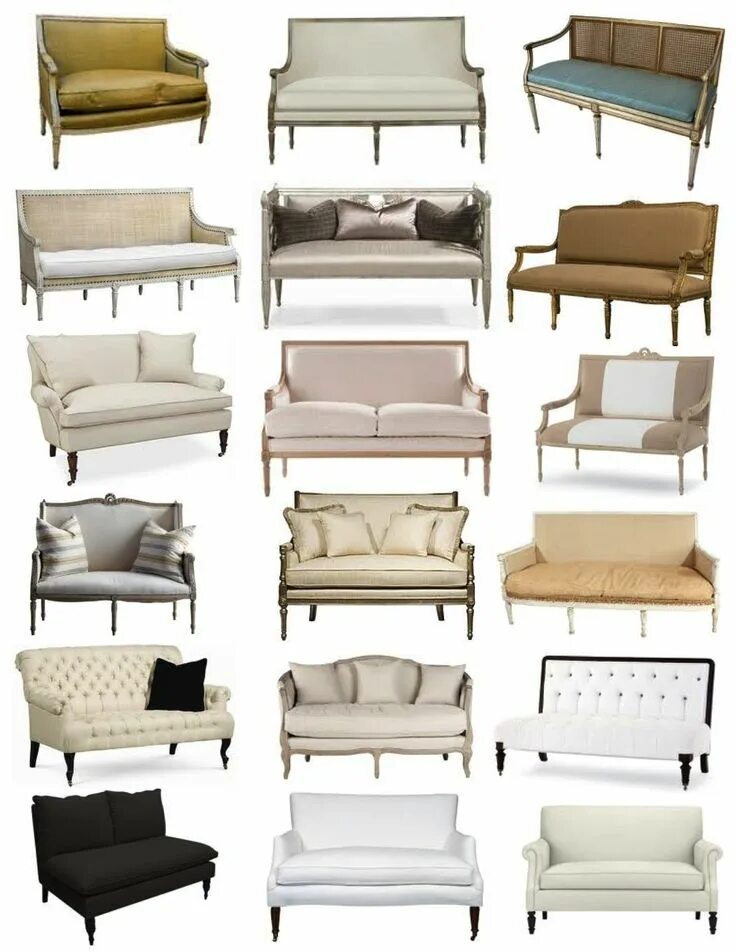 Название диванов модели с фото The Splendor Of The Settee Settee living room, Simple living room decor, Decor h