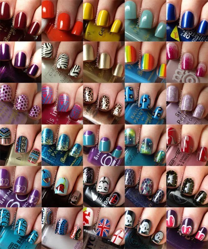 Название дизайнов ногтей Unhas - nails Fancy nails, Nail art, Love nails