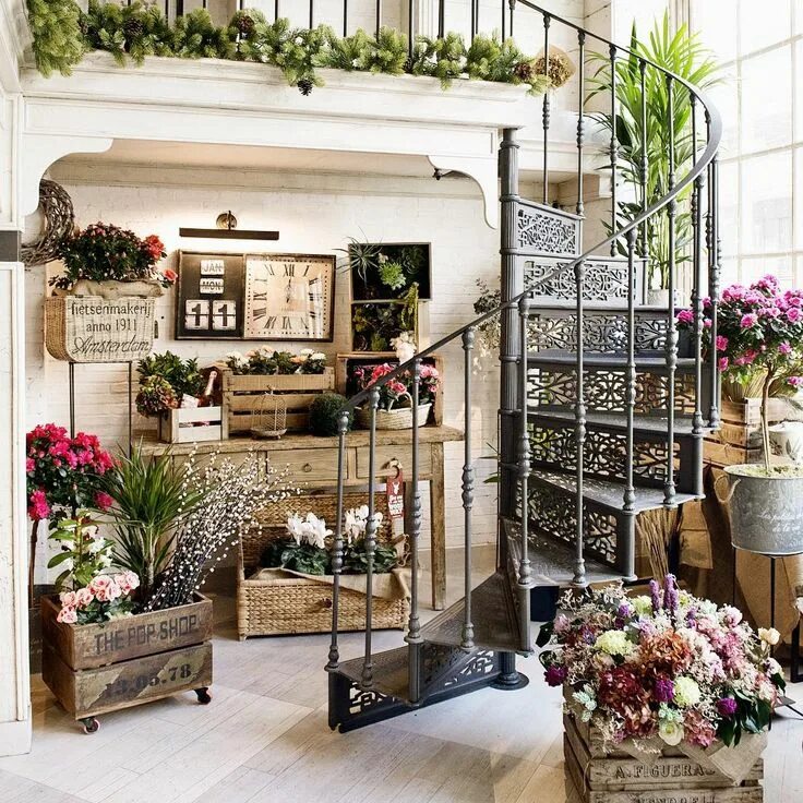 Название для декора для дома The 10 Most Charming Flower Shops in Madrid Negozio di fiori, Garden cafe, Negoz