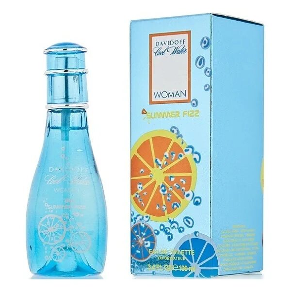 Название духов женских с ароматом свежести фото Davidoff Cool Water Woman Summer Fizz туалетная вода - купить Давыдов Кул ватер 