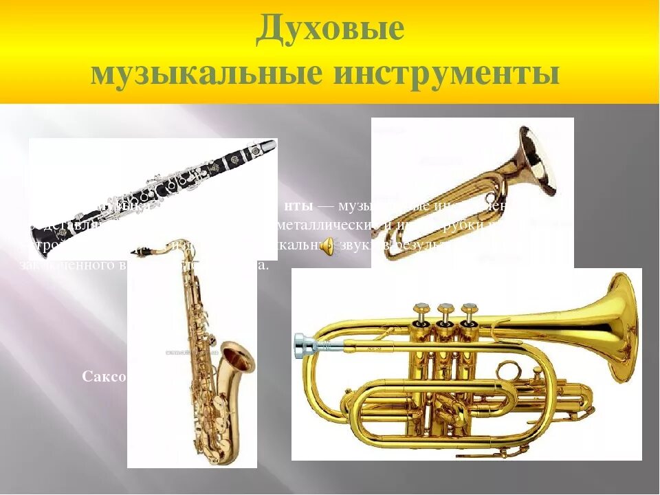 Название духовых музыкальных инструментов фото 4 духовых инструментов