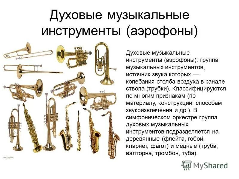 Название духовых музыкальных инструментов фото Духовые инструменты музыкальные с названиями и картинками Foto-Gadanie.ru