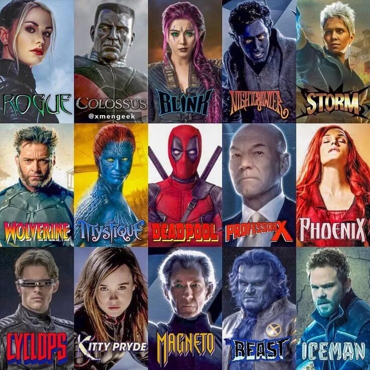 Название фото с героем Which is your favourite x men? Fandom