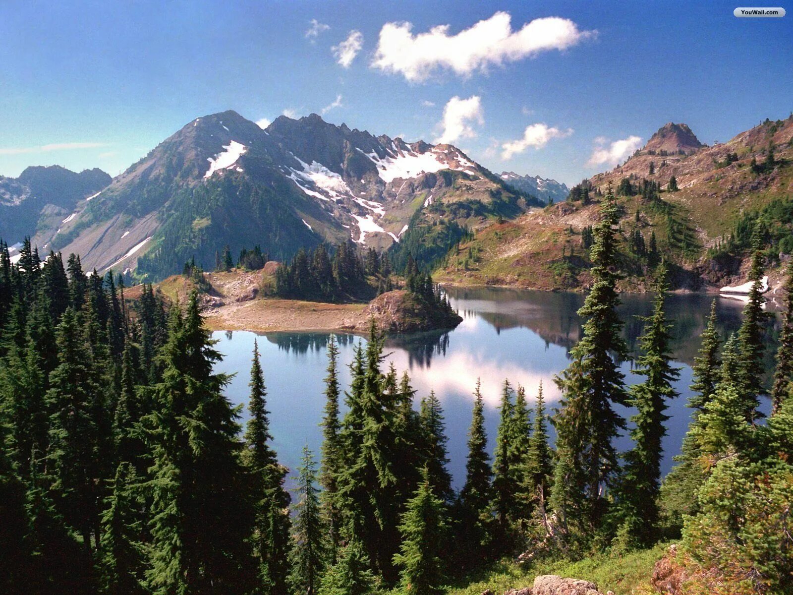 Название фото с природой Hart Lake in Olympic Mountains - Washington Olympic mountains, Beautiful landsca