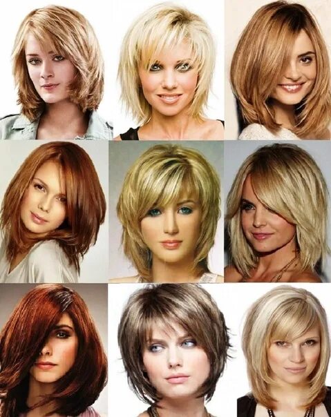 Название и фото средних стрижек We invite for melding, dyeing , haircuts male and female to the masters Xenia an