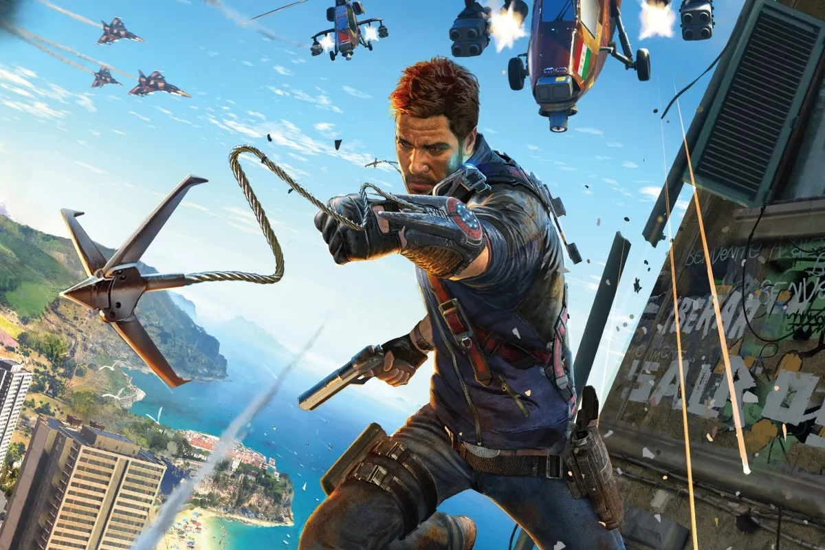 Название игры по фото Just Cause 3 TDY095 wall art fabric poster custom print (frame available) for ro