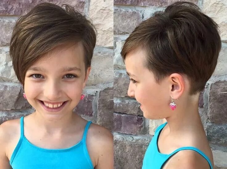 Название коротких причесок для девочек Pin on Madeline haircut