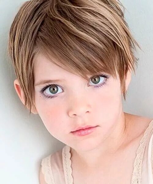 Название коротких причесок для девочек Hairstyles for short hair, male and female Cheveux courts fillette, Coupe de che