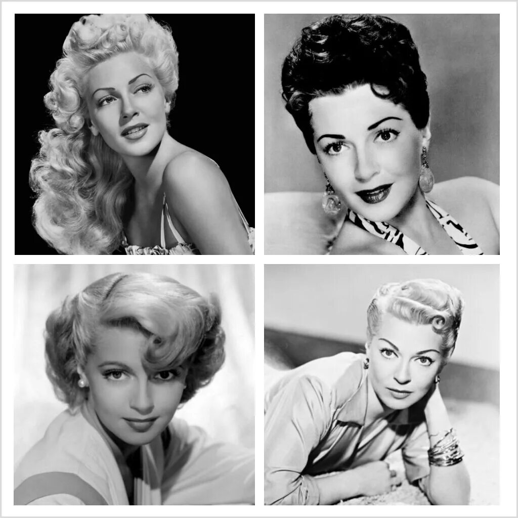 Название причесок 50 годов You Stepped Out of a Dream: Fashions of Lana Turner Vintage hairstyles, 1950s fa