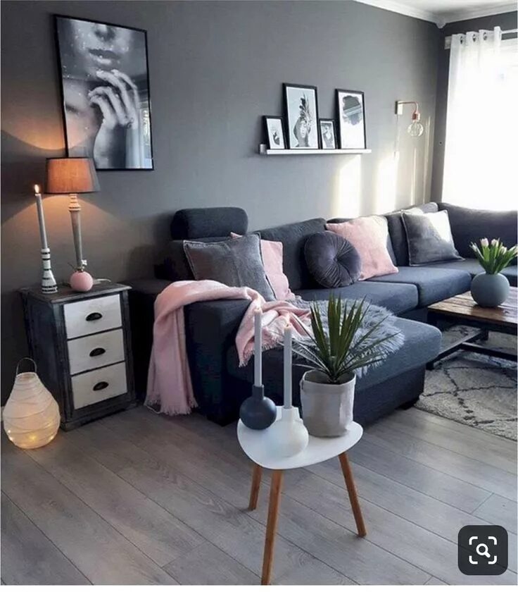 Название серого цвета в интерьере LIVING House color schemes, Living room decor, Living room design inspiration