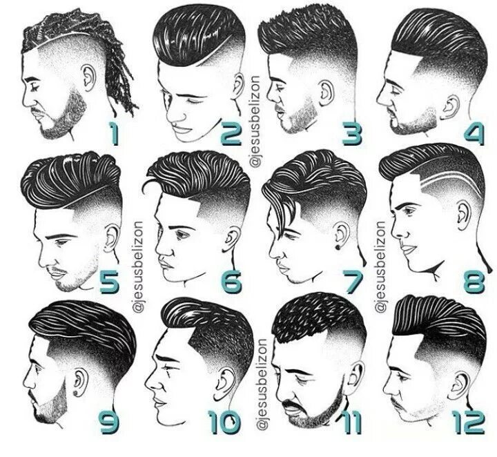 Название стилей причесок мужских Pin on Men's Hairstyle Mens hairstyles with beard, Hair and beard styles, Men ha