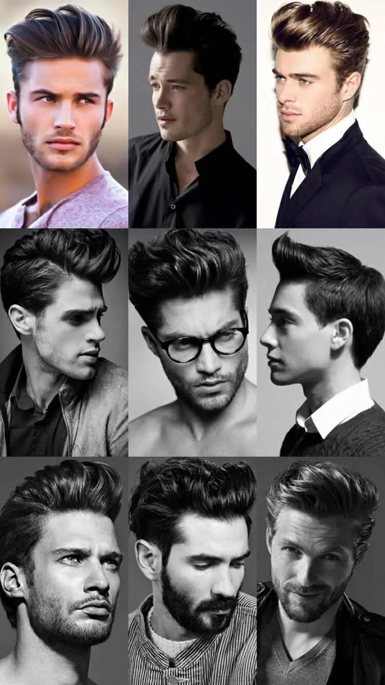 Название стилей причесок мужских Coiffure homme en 22 idées magnifiques pour votre chéri! Mens hairstyles pompado