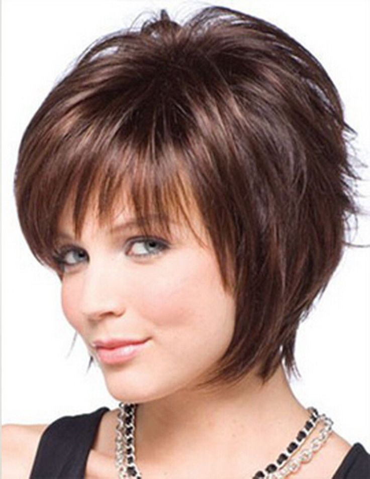 Название стрижек для круглого лица фото Прически и как их делать - Фото OK.RU Short hairstyles for thick hair, Short hai