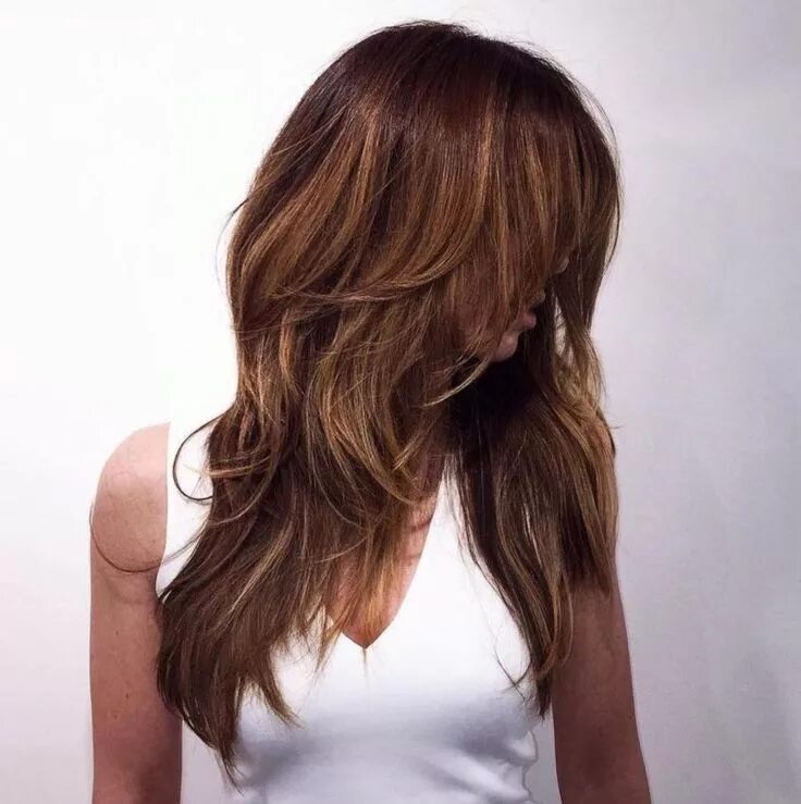Название стрижек на длинные волосы 2024 50 Cute and Effortless Long Layered Haircuts with Bangs Long layered haircuts, L