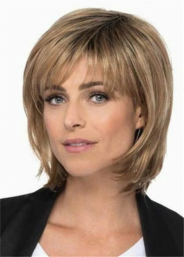 Название стрижек на средние волосы для женщин #shortbob Medium bob hairstyles, Short bob hairstyles, Thick hair styles