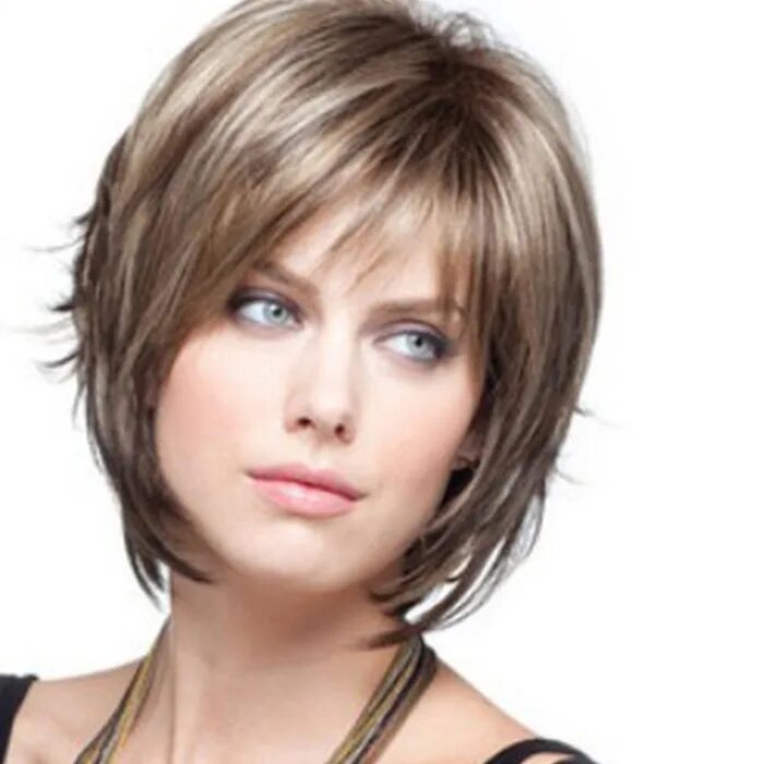 Название стрижек женских с фото Парик,WIG-020,женский,короткие волосы,Work Park - купить по низкой цене в интерн