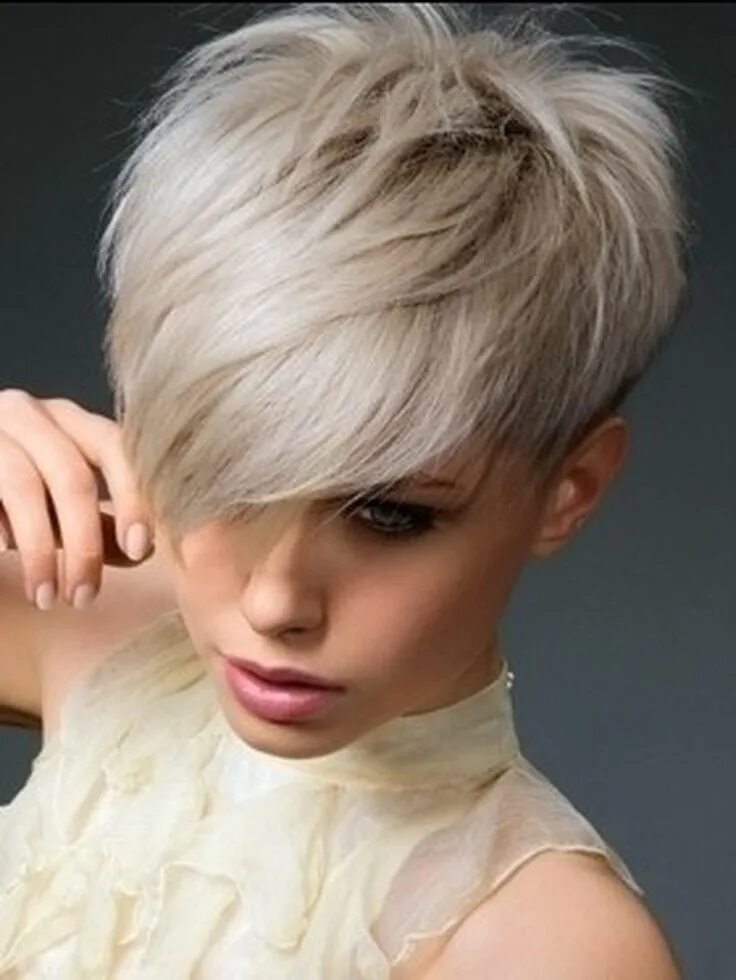 Название стрижки с длинной челкой 100+ Funky Short Pixie Haircut with Long Bangs Ideas https://fasbest.com/100-fun