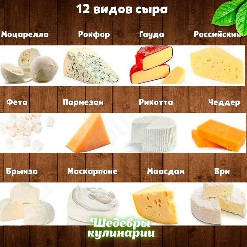 Название сыров список с фото и описанием Какие есть сыры - CoffeePapa.ru