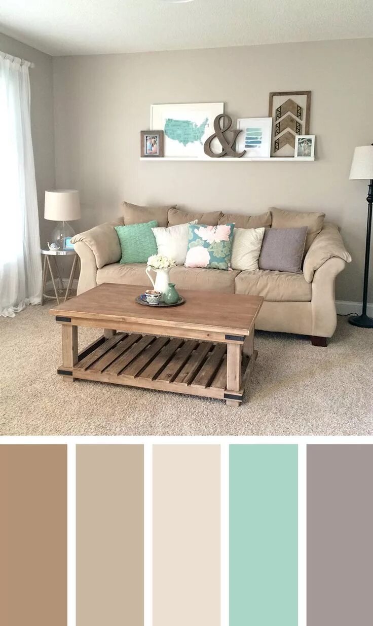 Название цвета стен в интерьере 11 Cozy Living Room Color Schemes To Make Color Harmony In Your Living Room Livi