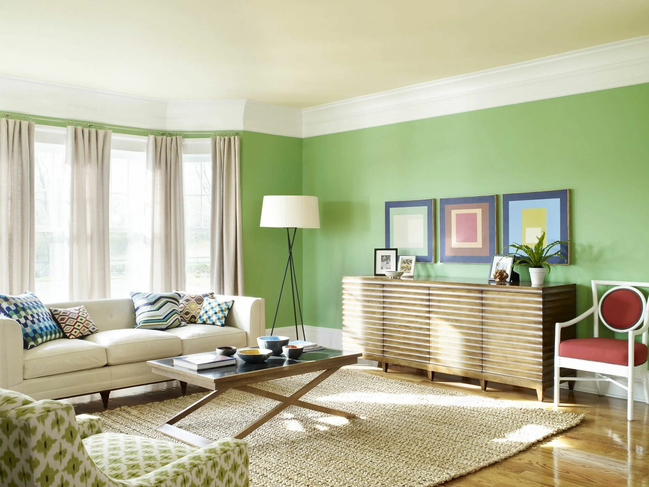 Название цвета стен в интерьере mint yeşili in 2019 Paint colors for living room, Room paint designs, Living roo