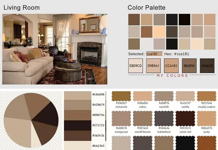 Название цветов и оттенков в интерьере 25 Gorgeous Living Rooms Featuring Comforting Earth Tones Decoracion de interior