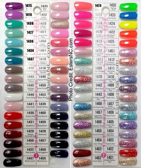 Название цветов маникюра 10 популярных идей на тему "gel nail color palette" для вдохновения