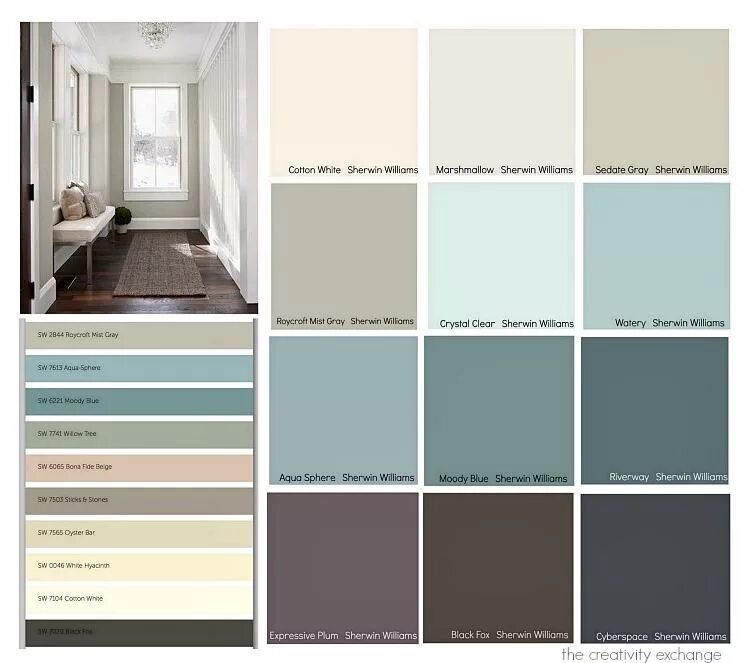 Название цветов в интерьере палитра Favorites from the 2015 Paint Color Forecasts Colorful interiors, House colors, 