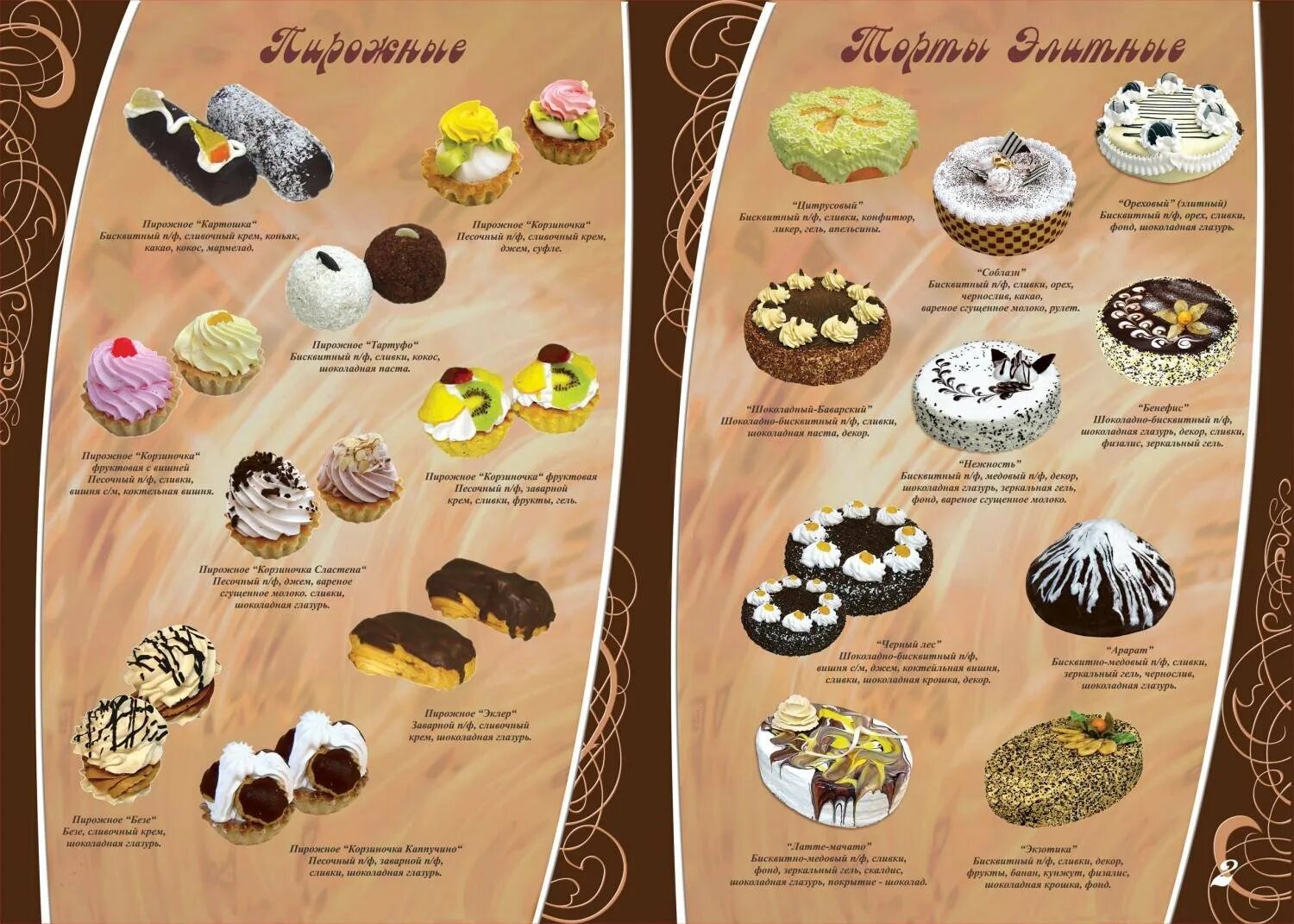 Название тортов и фото Виды тортов названия - CoffeePapa.ru