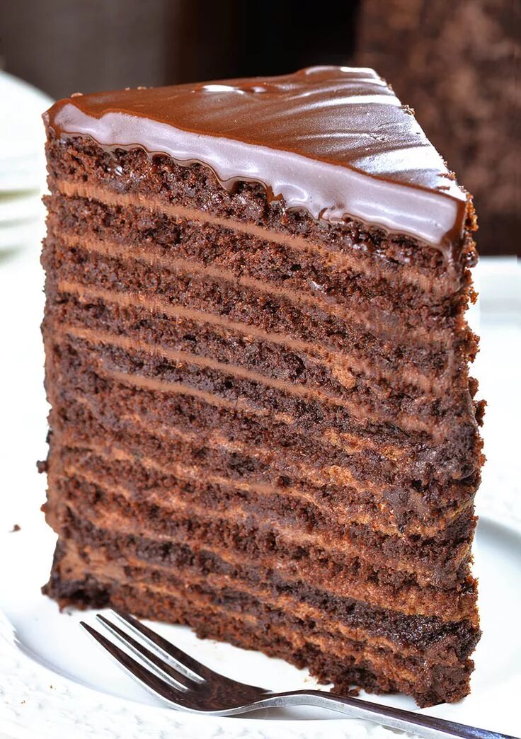Название тортов и фото 24 Layer Chocolate Cake Recipe Chocolate layer cake, Chocolate cake recipe, Choc