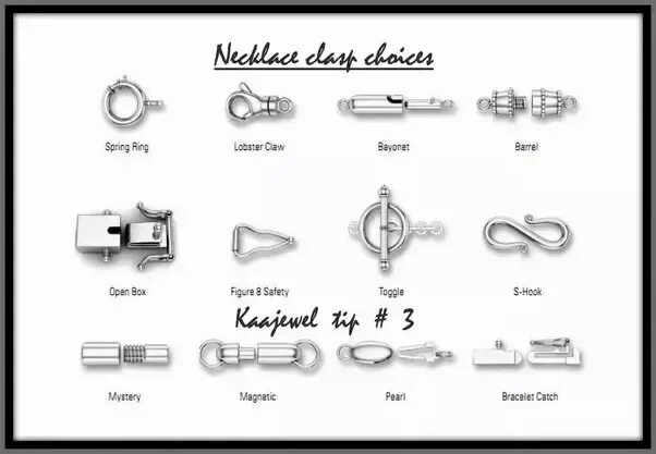 Название замков на цепочках фото List Of Different Types Of Jewelry Clasps Ideas 2022 Technology News Today