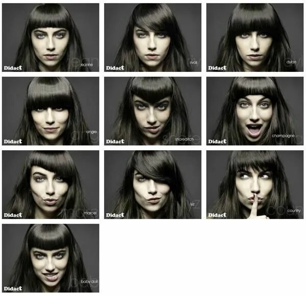 Название женской прически с челкой Bar à frange bis Hair cuts, Hair makeup, Hair looks