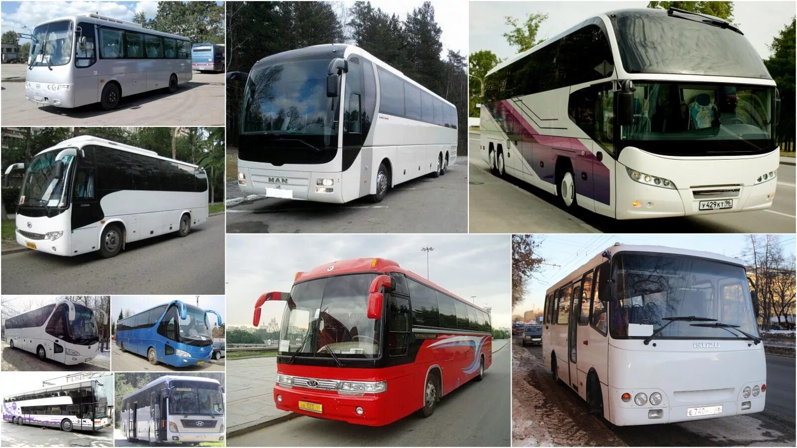 Названия автобусов фото Преимущества аренды и виды автобусов
