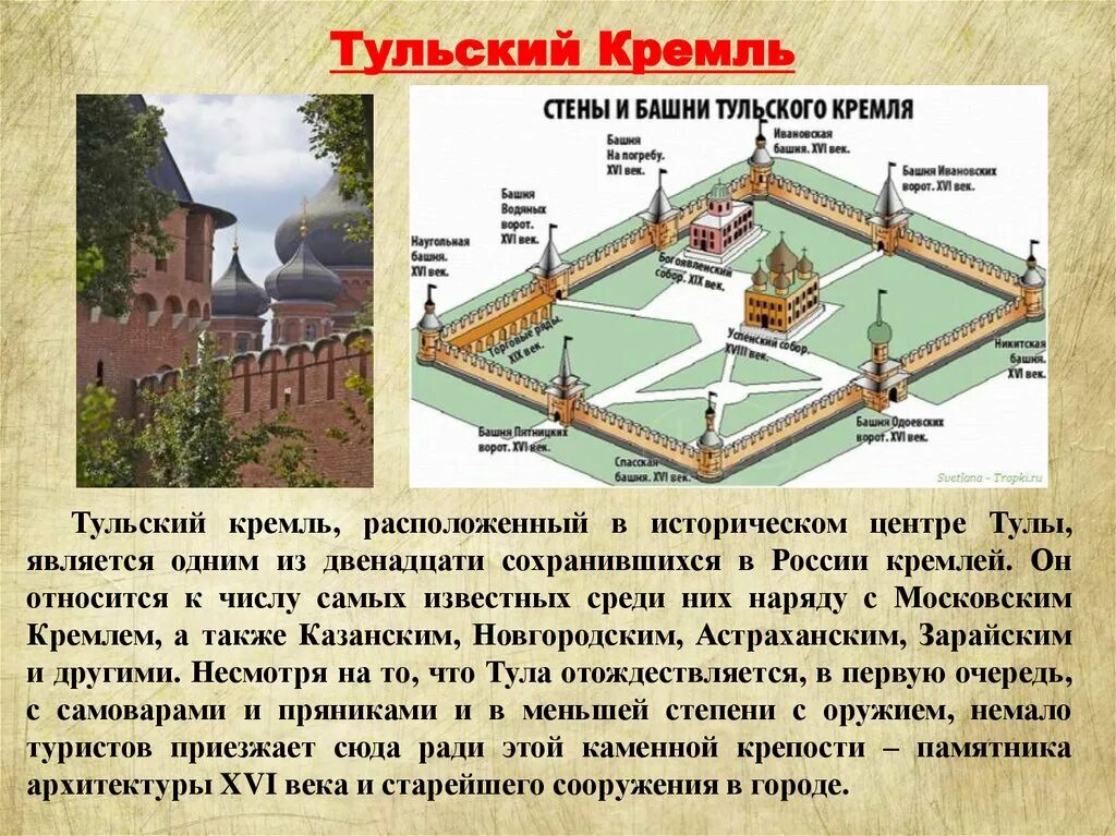 Названия башен тульского кремля кремля фото Тульский кремль история фото YugNash.ru