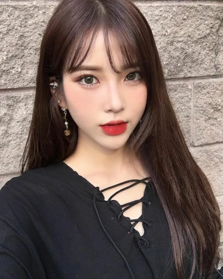 Названия челок с фото корейские asian pretty girl good-looking ulzzang @seoulessx ❤ Frisuren, Herrin