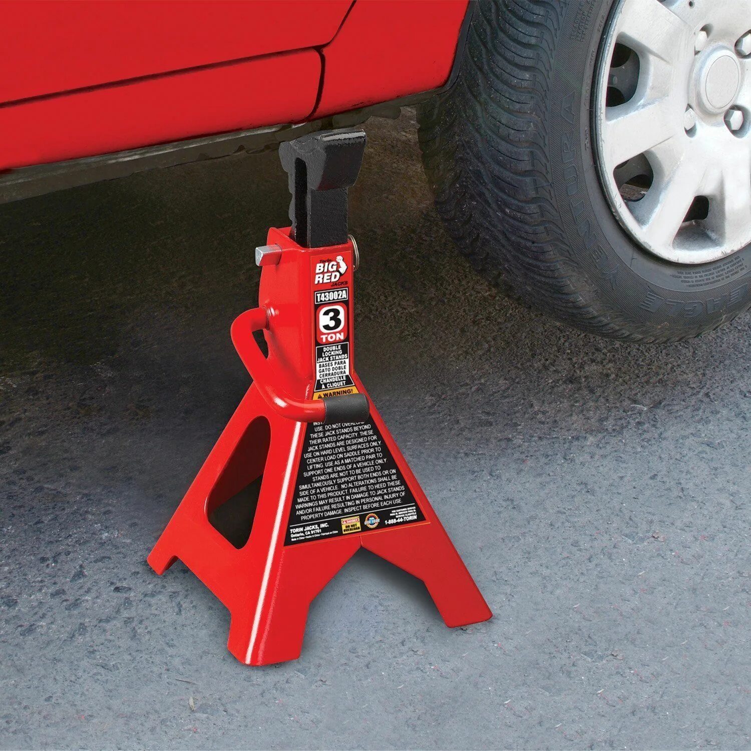 Названия домкратов для автомобилей фото Jack Stands 3 Ton Capacity Double Locking Set Car Carjack Auto Garage Truck Work
