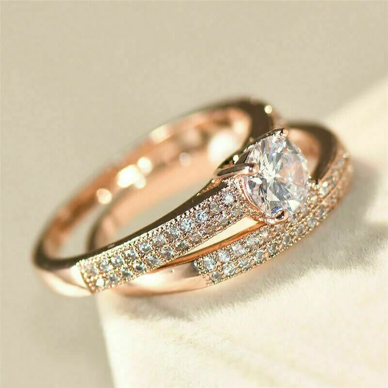 Названия и фото колец Anillos Sortijas Argollas de Compromiso matrimonio Oro-плата 925 пара женский Bo