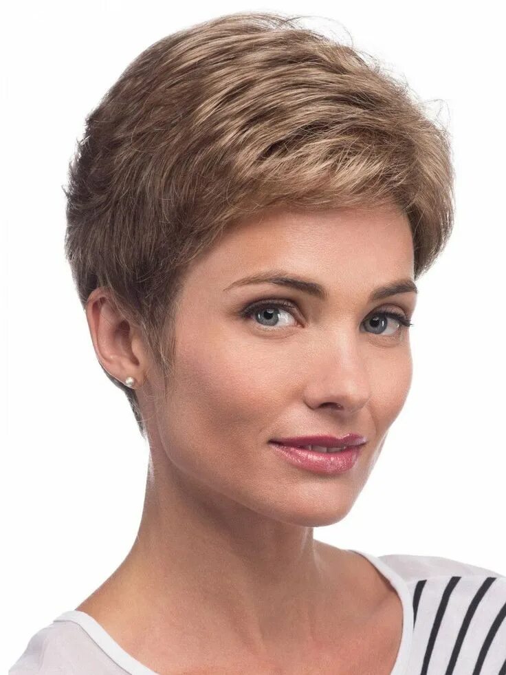 Названия коротких стрижек для женщин Petite Kate Synthetic Wig Short hair cuts, Really short hair, Short pixie haircu