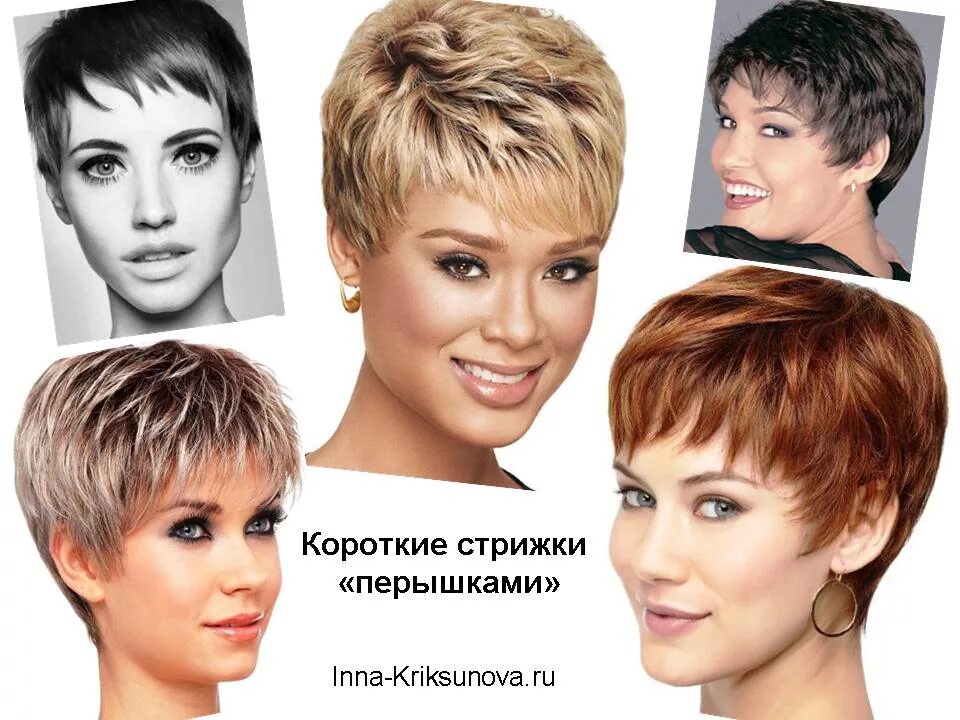 Названия коротких стрижек для женщин Короткие стрижки для любого возраста Инна Криксунова. Сайт для женщин