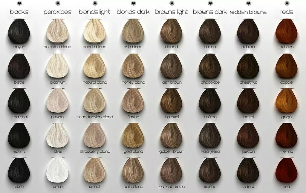 Названия красок для волос профессиональных фото Ash brown with Scandinavian Blond or ash blond ombre Balyaj, Güzellik, Renkler